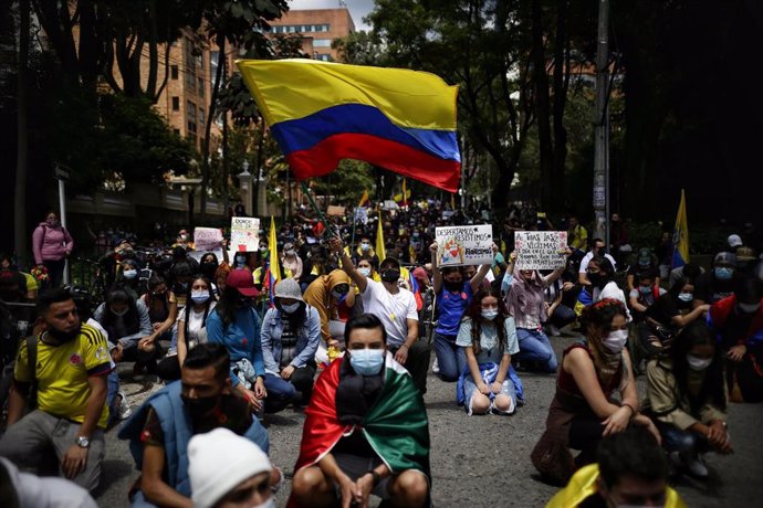 Manifestación contra el Gobierno en Colombia