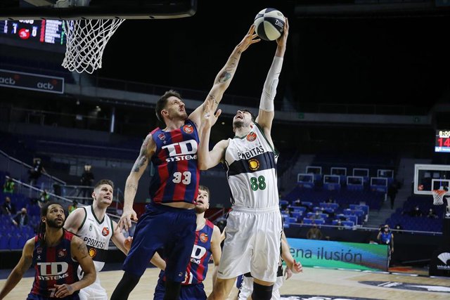 Archivo - TD Systems Baskonia - Joventut Badalona