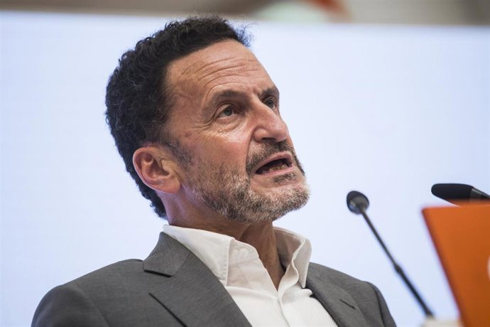 El portavoz de la Ejecutiva de Ciudadanos, Edmundo Bal, en una rueda de prensa posterior a la reunión del Comité Permanente del partido.
