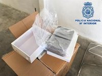 Seis detenidos de un grupo que exportaba hachís desde España a Alemania oculto en cajas de zapatos