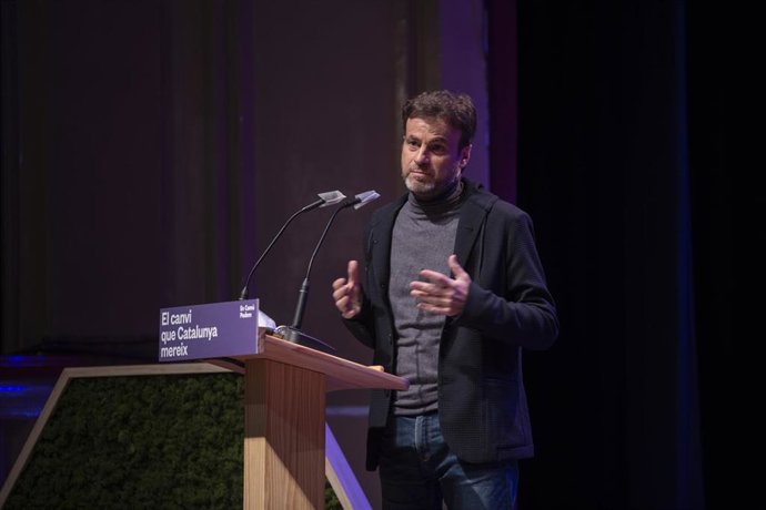 Archivo - El presidente del grupo parlamentario de Unidas Podemos en el Congreso, Jaume Asens, en una imagen de archivo.