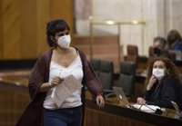 Teresa Rodríguez defiende "tender puentes" entre Adelante y partidos que conciben una España federal y descentralizada