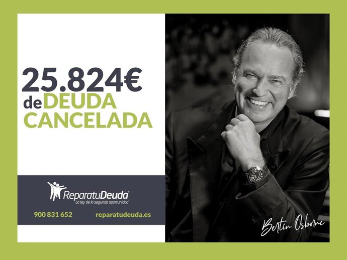 Bertín Osborne, imagen oficial de Repara Tu Deuda
