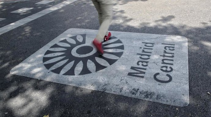 Archivo - Distintivo de Madrid Central 