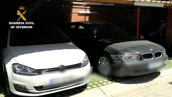 Coches intervenidos en la operación.