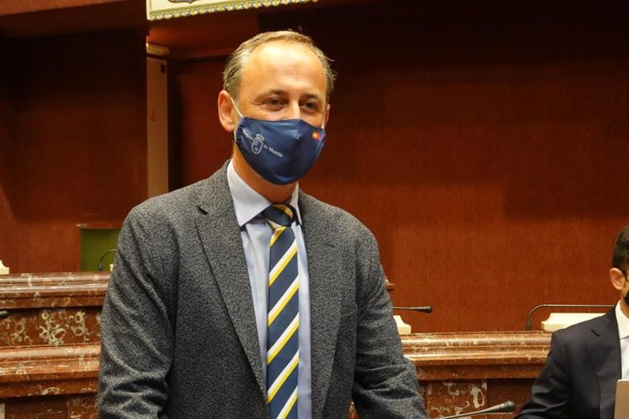 El consejero de Economía, Hacienda y Administración Digital, Javier Celdrán
