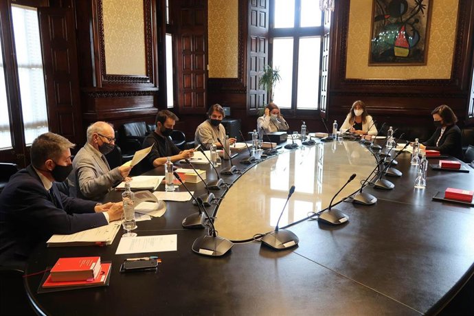 Reunión de la Mesa del Parlament