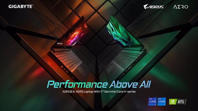 Performance Above All -- GIGABYTE Released New Laptops with Intels 11th-gen High-performance Processors