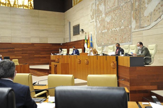 Reunión de la Junta de Portavoces en la Asamblea de Extremadura