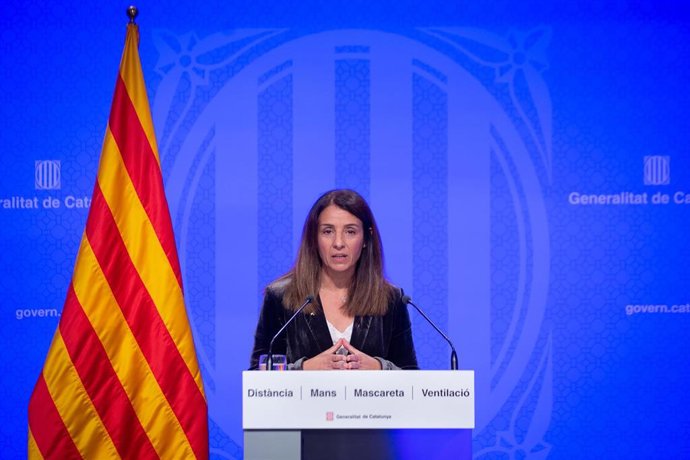 La portavoz del Govern en funciones, Meritxell Budó