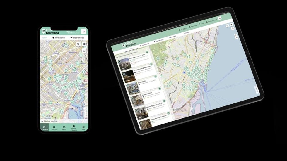 La nueva aplicación para consultar la ocupación de espacios turísticos de Barcelona