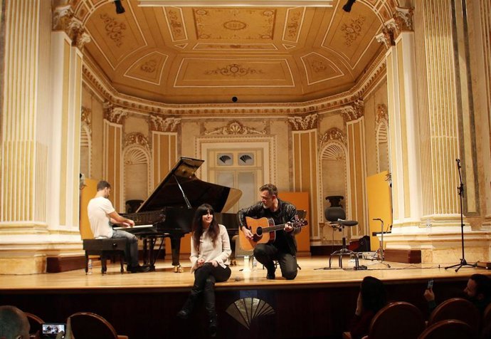 Archivo - Efecto Mariposa concierto acuústico en Sala María Cristina presentación gira vuela cerca tour