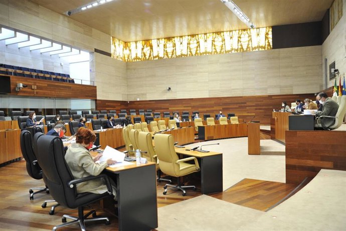Reunión de la Junta de Portavoces en la Asamblea de Extremadura