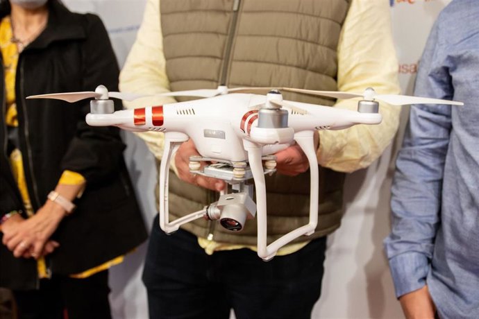 Dron utilizado en el proyecto 'Nexus'.