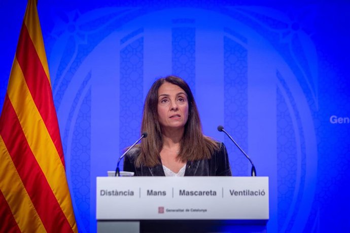 La portavoz del Govern en funciones, Meritxell Budó