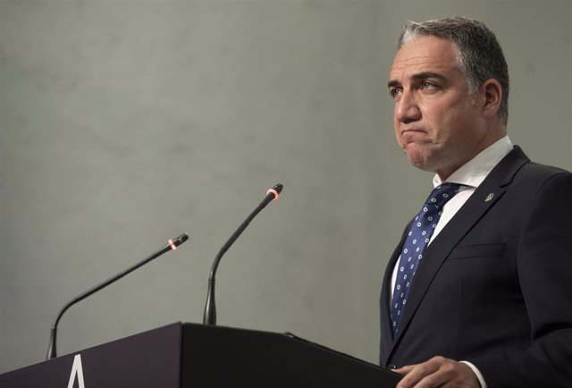 El consejero de Presidencia, Administración Pública e Interior y portavoz del gobierno andaluz, Elías Bendodo