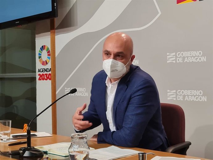 El Director General De Cultura Del Gobierno De Aragón, Víctor Lucea.