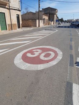 Señal puesta por el departamento de Movilidad e Infraestructuras del Consell de Mallorca.