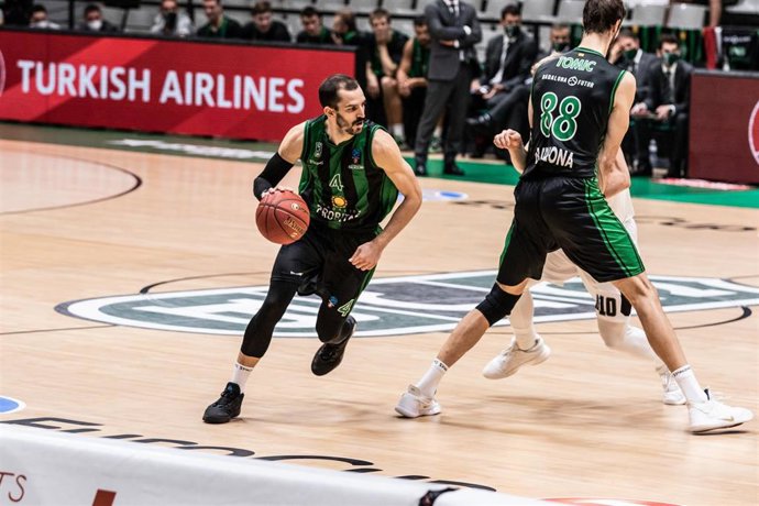 Archivo - Pau Ribasen un partido del Joventut