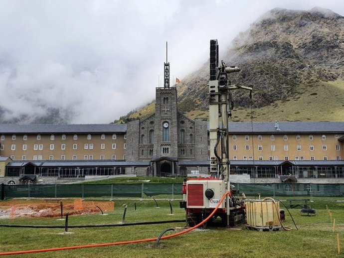 FGC realiza trabajos para aumentar el uso de energía geotérmica en la Vall de Núria (Girona)