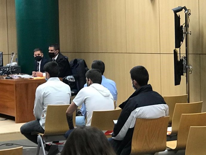 Acusados durante el juicio