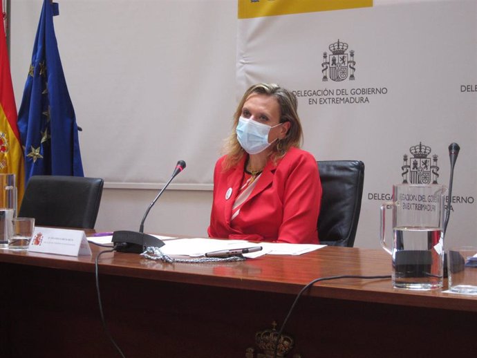 La delegada del Gobierno en Extremadura, Yolanda García Seco