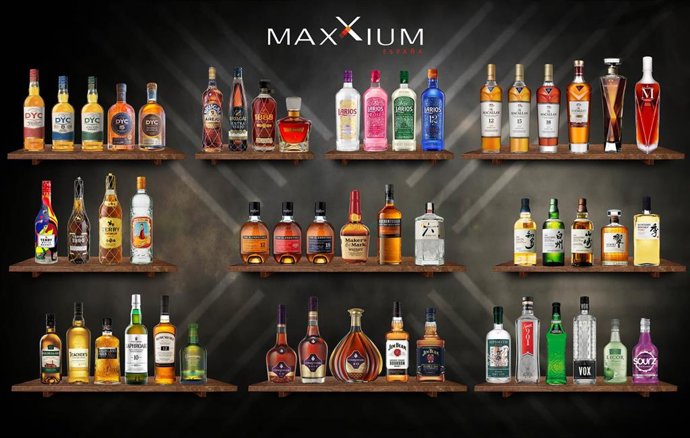 Portafolio de bebidas de Maxxium España