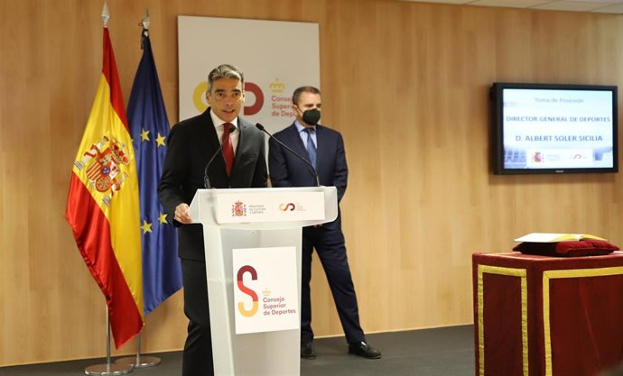 Albert Soler toma posesión de su cargo de director general de Deportes del CSD