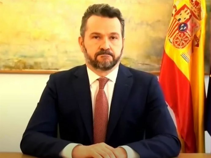 El presidente de la Comisión Nacional del Mercado de Valores (CNMV), Rodrigo Buenaventura, en la conferencia 'MiFID II, tres años después'.