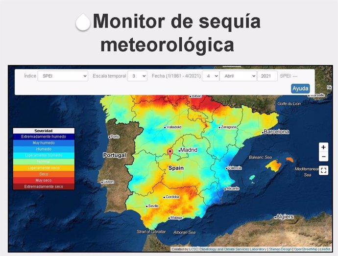 La AEMET pone en marcha un monitor para analizar en tiempo real las sequías meteorológicas.