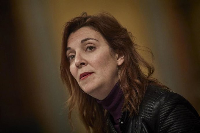 Archivo - La diputada de ERC Carolina Telechea interviene durante una sesión plenaria en el Congreso de los Diputados, en Madrid, (España), a 23 de febrero de 2021. El Pleno debate hoy, unas horas después de que el Rey acuda a la Cámara a celebrar el 40