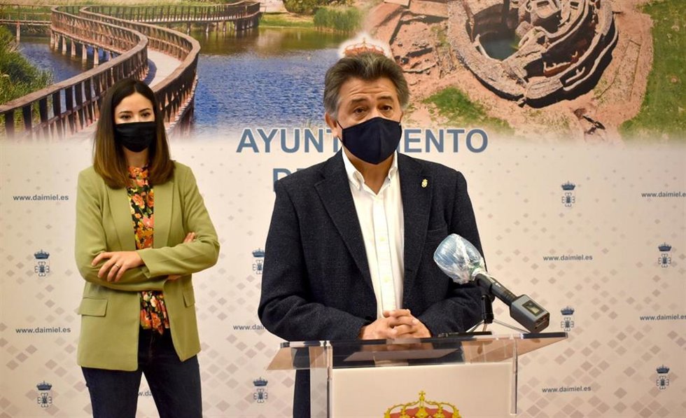 El alcalde de Daimiel, Leopoldo Sierra