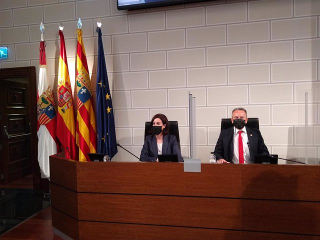 Pleno de la Diputación Provincial de Zaragoza.