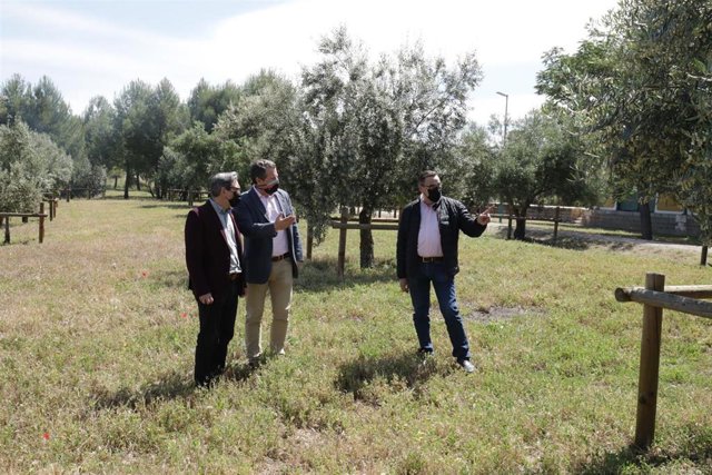 Visita al Jardín de Variedades del Olivar.