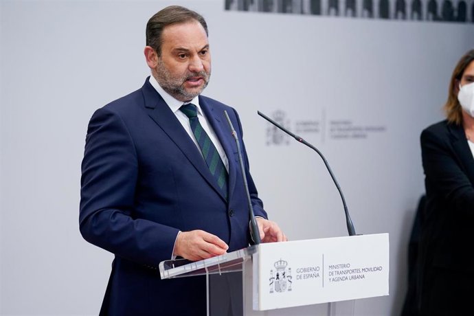 El ministro de Transportes, Moviliad y Agenda Urbana, José Luis Ábalos