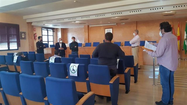 Reunión con los beneficiarios de las ayudas