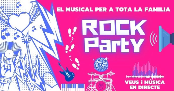 El espectáculo 'Rock Party' del Poble Espanyol de Barcelona recorre la historia del rock desde los 70 hasta los 90