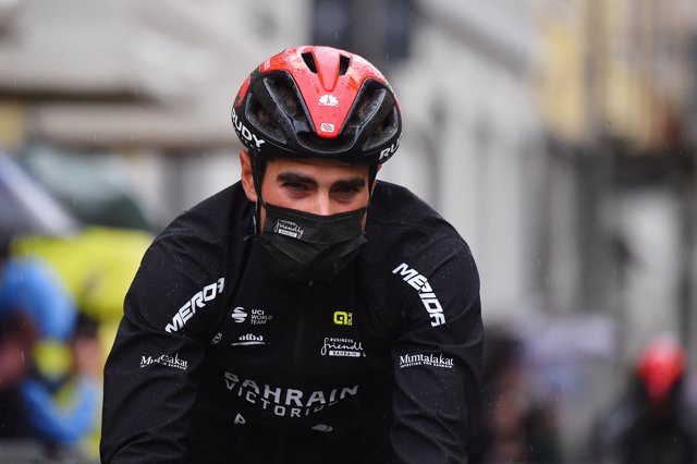El ciclista español Mikel Landa (Bahrain-Victorious) durante el Giro de Italia 2021