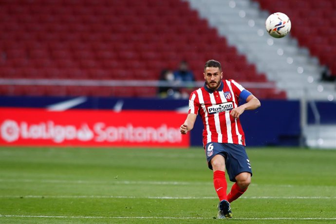 Archivo - Jorge Resurreccion "Koke" of Atletico de Madrid in action during the spanish league, La Liga, football match played between Atletico de Madrid and Deportivo Alaves at Wanda Metropolitano stadium on March 21, 2021, in Madrid, Spain.