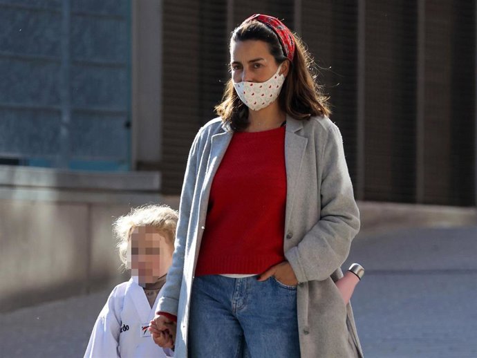 María Palacios, con su hija Ginevra