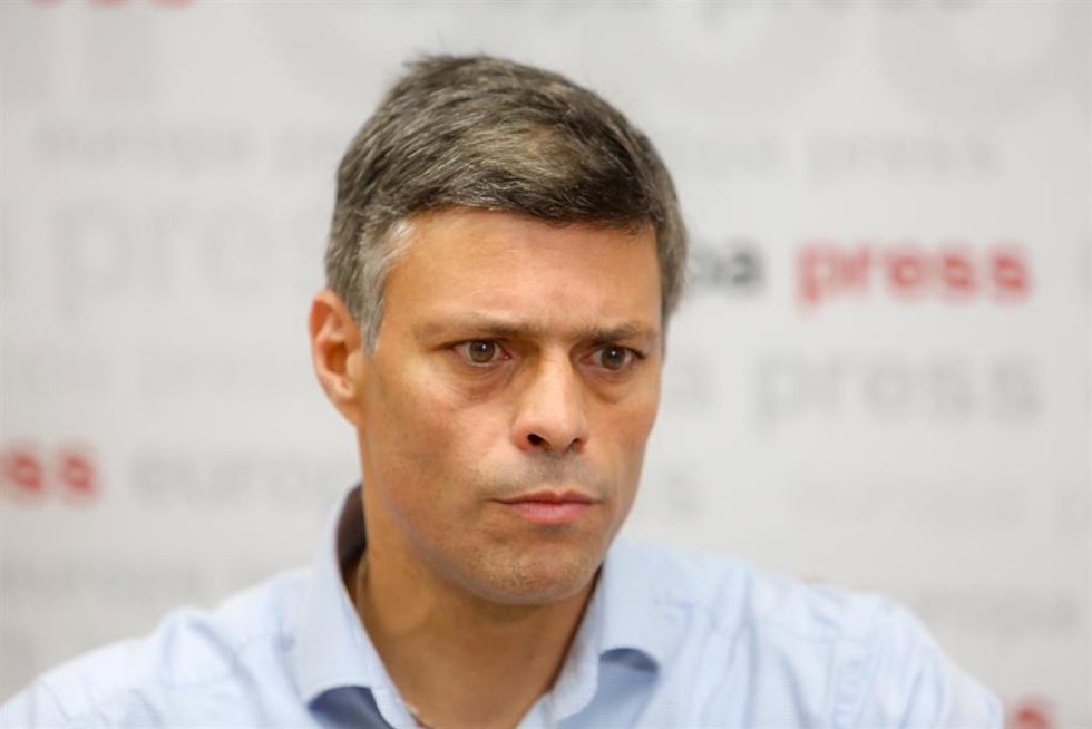 El dirigente opositor venezolano Leopoldo López, durante una entrevista para Europa Press, a 22 de abril de 2021, en Madrid (España)