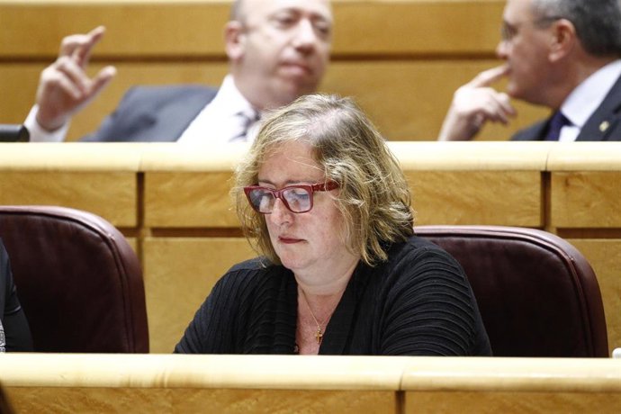 Archivo - La ex senadora de Podemos Celia Cánovas (Imagen de archivo)