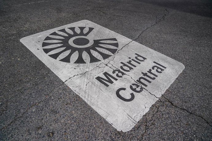 Una señal de Madrid Central