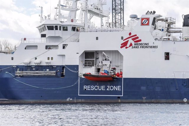 Barco de rescate 'Geo Barents', gestionado por MSF