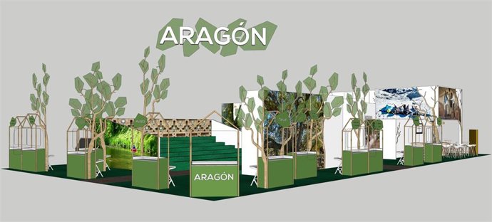 El stand de Aragón será un recorrido virtual
