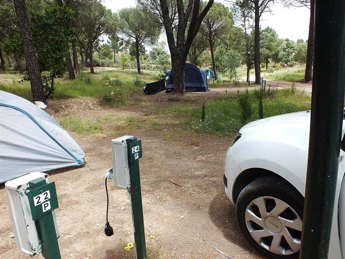 La nueva 'Zona Campers' del Camping de Los Villares.