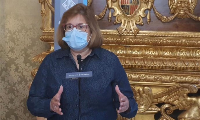 La portavoz del PP en Cort, Mercedes Celeste.