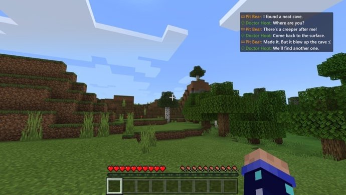 Imagen de Minecraft en Xbox.