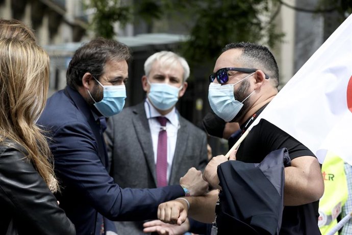 El presidente del PP de C-LM, Paco Núñez, en Puertollano