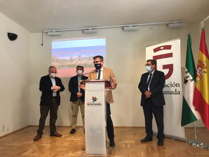Presentación de la asistencia de la provincia de  Granada a Fitur
